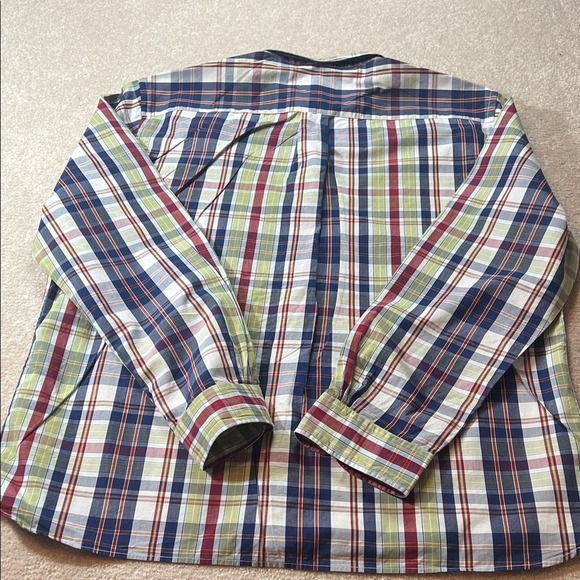 Brooks Brothers Red Fleece Plaid Button Down Shirt Men's XXL Long Sleeve Casual - Picture 6 of 7
